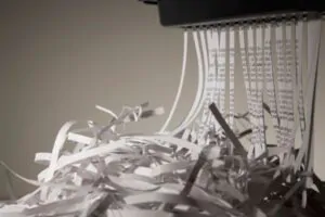 Avoid shredding papers - Fairfield County Dumpster Rental, CT
