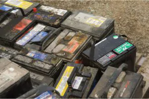 Car batteries - Fairfield Dumpster Rental